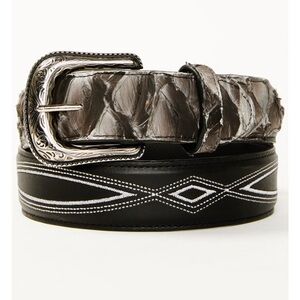 CODY JAMES MEN'S EXOTIC PIRARUCU BILLET BELT size 36